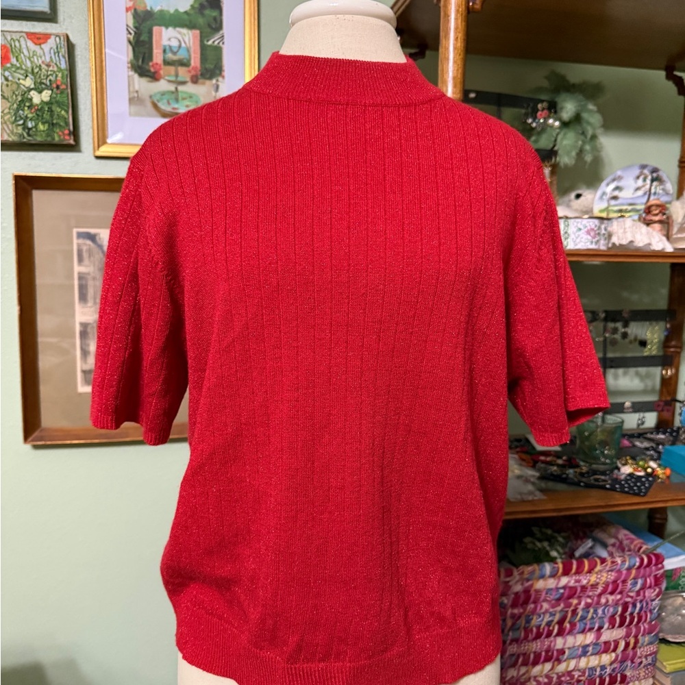 Sag Harbor Red Sweater